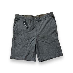 Van Heusen Men's Charcoal Gray Flat Front Shorts Size 38